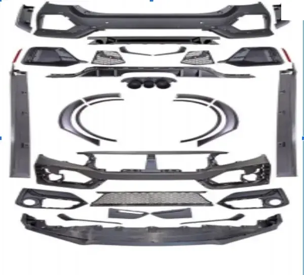 Body Kit Dianteiro e Traseiro Honda Civic Type R 2016 a 2021