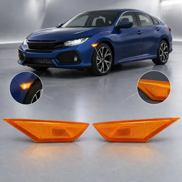 Lanterna de Paralama Honda Civic G10 2017 a 2021 Âmbar