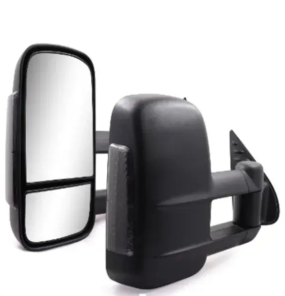 Retrovisor Americano Toyota Hilux 2005 a 2015 Preto