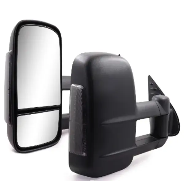 Retrovisor Americano Ford F-250 2001 a 2011 Preto