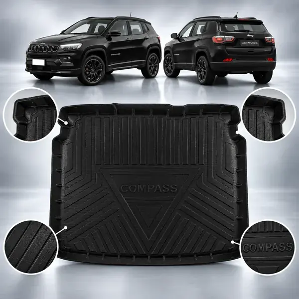 Tapete Bandeja para Porta-Malas Jeep Compass 2017 a 2026