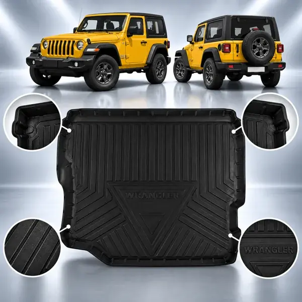 Tapete Bandeja para Porta-Malas Jeep Wrangler 2018 a 2022