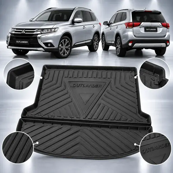 Tapete Bandeja para Porta-Malas Mitsubishi Outlander 2016 a 2021