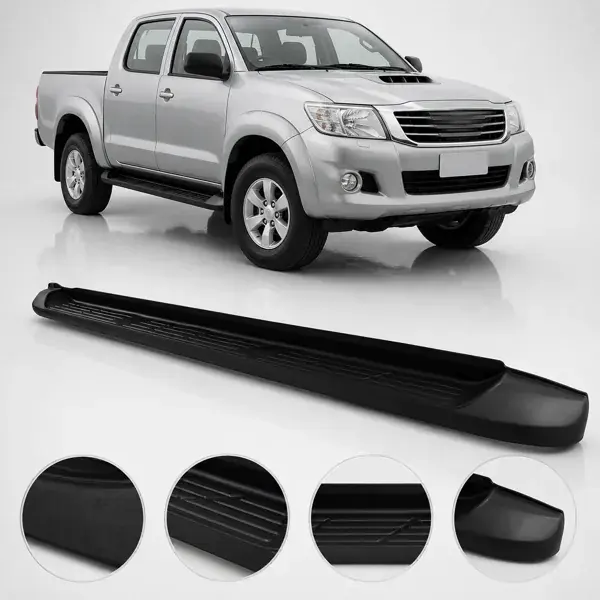 Estribo Toyota Hilux Cabine Dupla 2005 a 2015 Injetado
