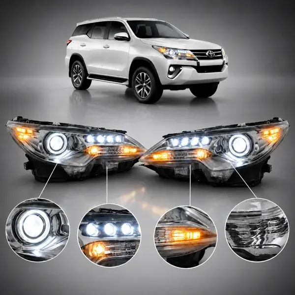 Farol Toyota SW4 2016 a 2020 Full LED
