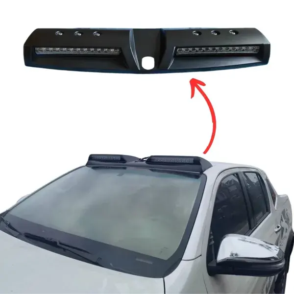 Roof Light Dianteiro Ford Ranger 2023+ Preto Fosco