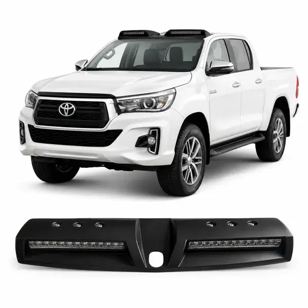 Roof Light Toyota Hilux 2016+ Preto Fosco