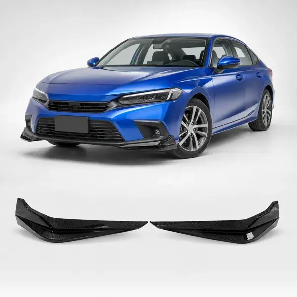 Spoiler Dianteiro Honda Civic 2022+ Aero Black Piano