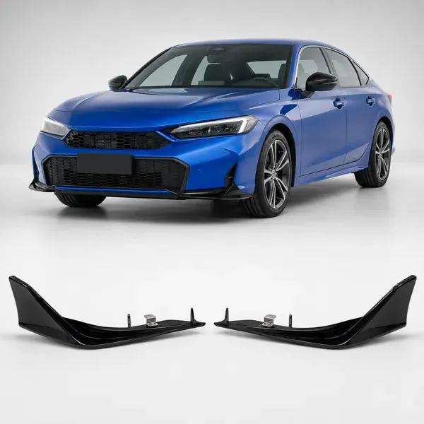 Spoiler Dianteiro Honda Civic 2022+ Módulo Black Piano