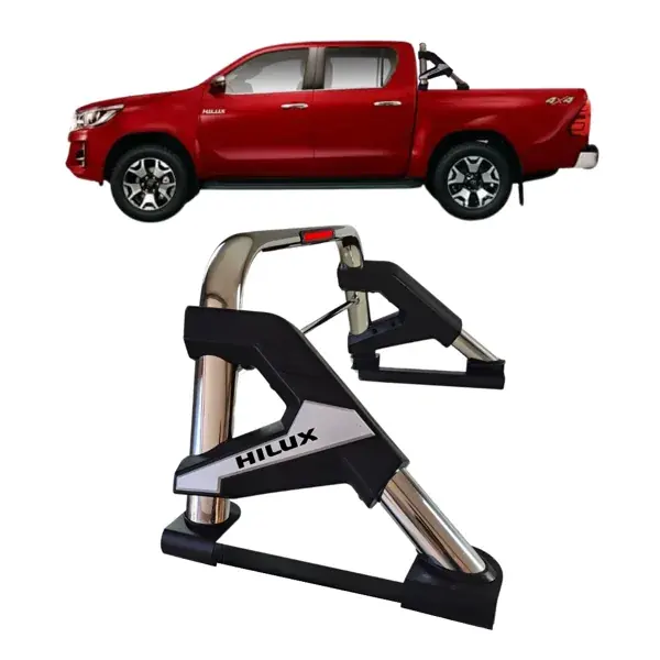Santo Antônio Toyota Hilux Cabine Dupla 2016+ Cromado com Grade