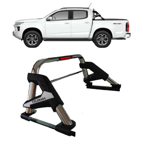 Santo Antônio Chevrolet S10 2012+ Cabine Dupla Cromado com Grade e LED