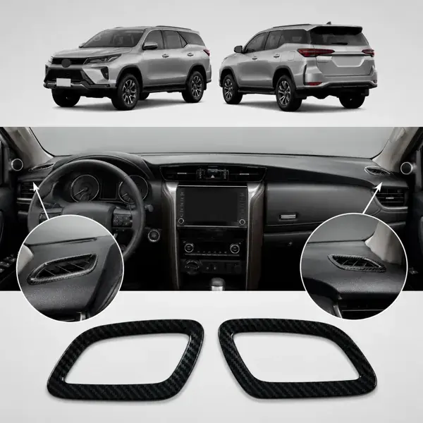 Aplique da Saída de Ar do Painel Toyota SW4 Diamond 2021+