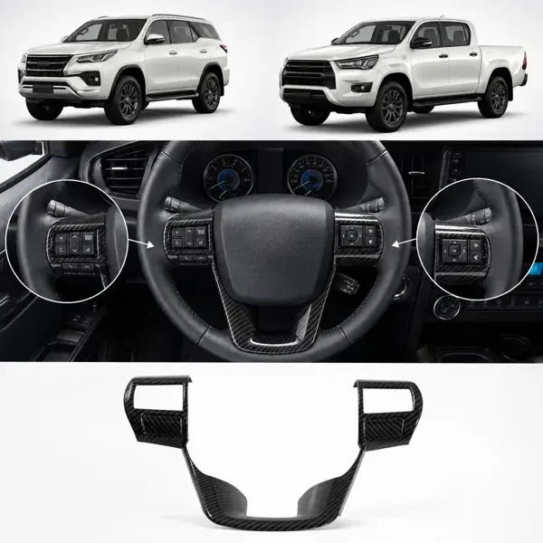 Aplique do Volante Toyota Hilux/SW4 2021+