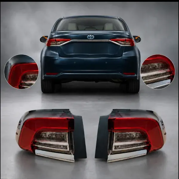 Lanterna Toyota Corolla 2020+ Full LED de Canto (Par)