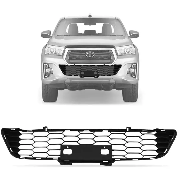 Grade Inferior do Parachoque Toyota Hilux 2018 a 2020 Central