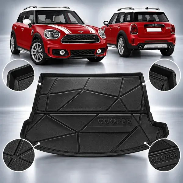 Tapete Bandeja para Porta-Malas Mini Cooper Countryman 2017 a 2021