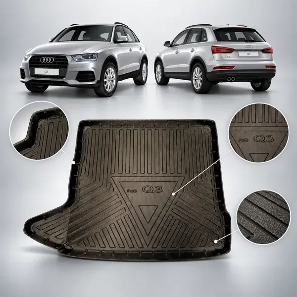 Tapete Bandeja para Porta-Malas Audi Q3 2015 a 2018
