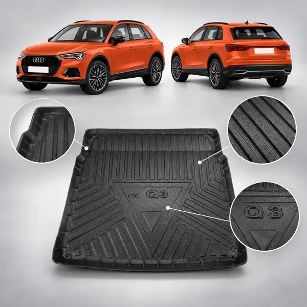 Tapete Bandeja para Porta-Malas Audi Q3 2019 a 2022