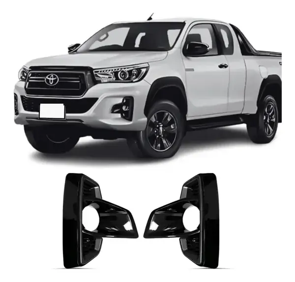Moldura do Farol de Milha Toyota Hilux SRX 2018 a 2020 (Par)
