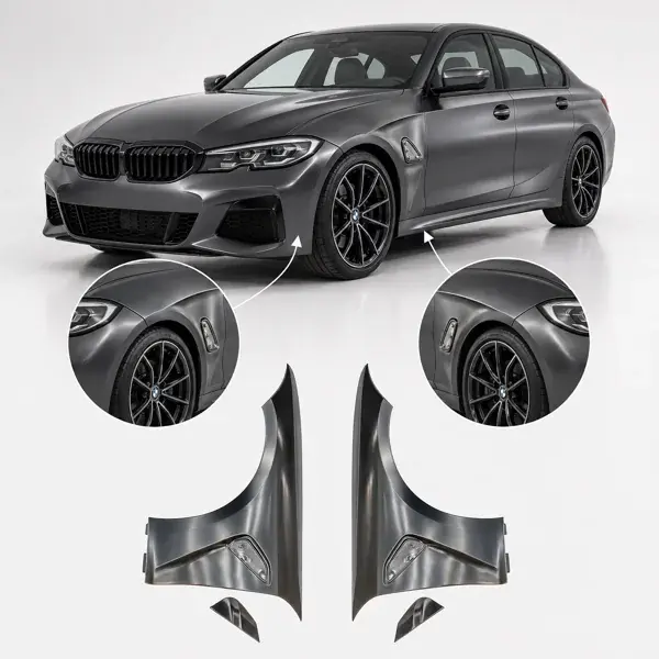 Paralama Dianteiro BMW G20/G28 2019 a 2023 Aço