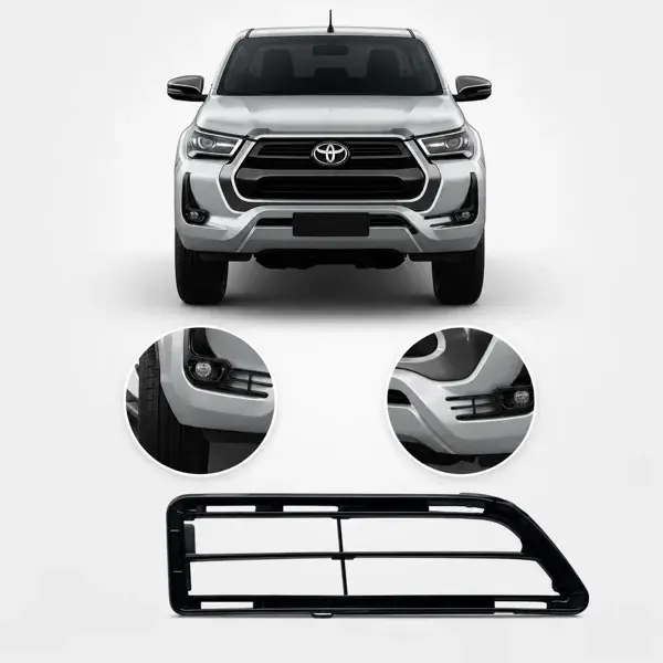 Grade Inferior do Parachoque Toyota Hilux 2021 a 2023 Lado Direito