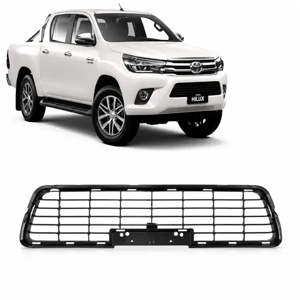 Grade Inferior do Parachoque Toyota Hilux 2016 a 2018 Central