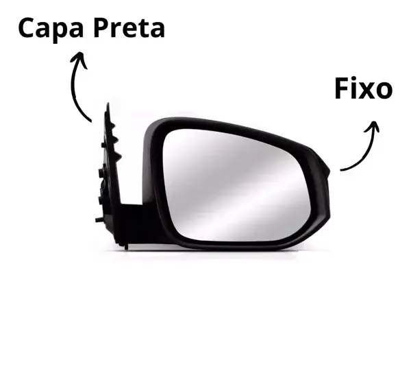 Retrovisor Toyota Hilux SRV 2016+ Preto (Par)