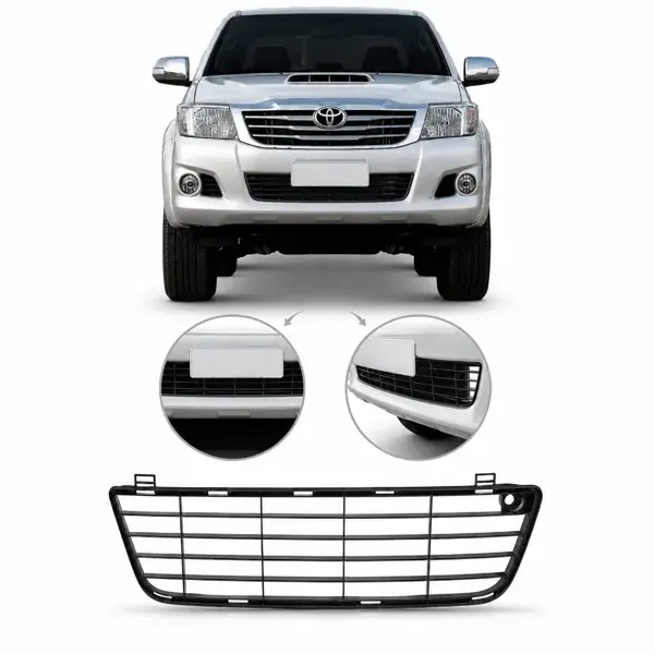 Grade Inferior do Parachoque Toyota Hilux 2012 a 2015 Central
