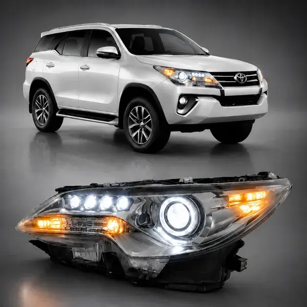 Farol Toyota SW4 2016 a 2020 Full LED Lado Esquerdo