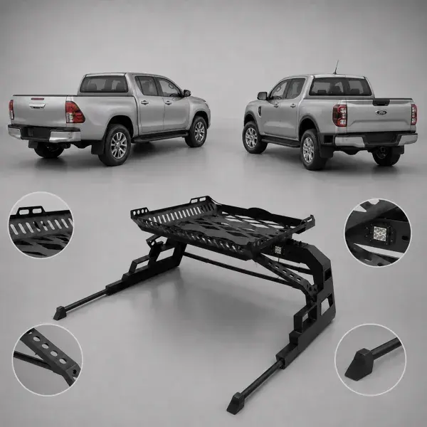 Santo Antônio Toyota Hilux 2016+/Ranger 2013 a 2023 com Bagageiro