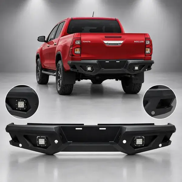Parachoque Traseiro Toyota Hilux 2016+ Aço