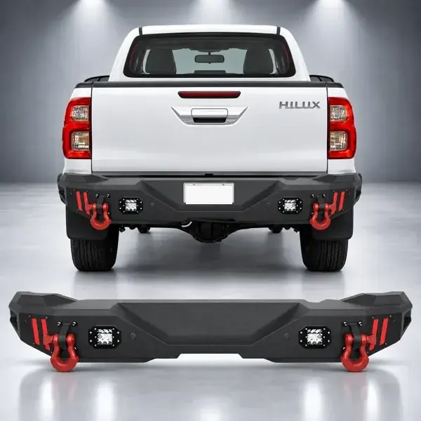 Parachoque Traseiro Toyota Hilux 2016+ com Guincho