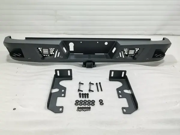 Parachoque Traseiro Toyota Hilux 2016+ Preto
