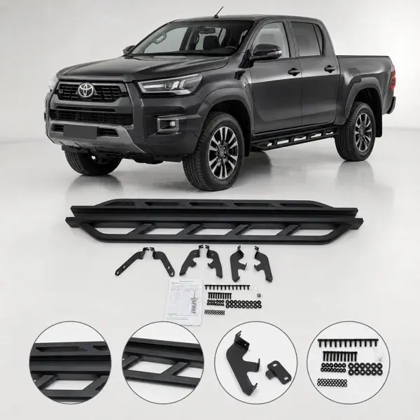 Estribo Toyota Hilux Cabine Dupla 2016+ Chapado