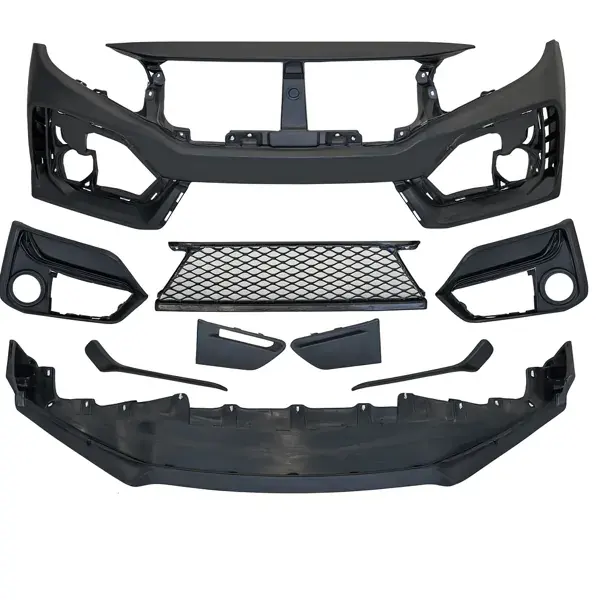 Body Kit Dianteiro Honda Civic Type R 2016 a 2021 com Grade