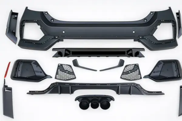 Body Kit Traseiro Honda Civic 2016 a 2021 para Type R 2016 a 2021
