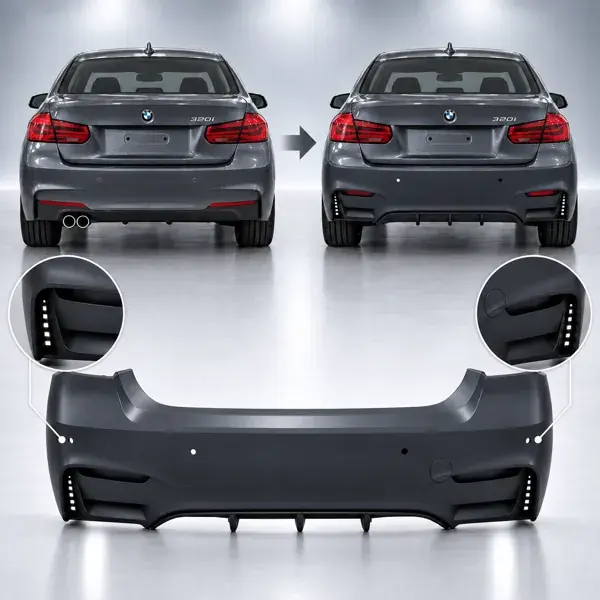 Parachoque Traseiro BMW F30/F35 Modelo M3 2018