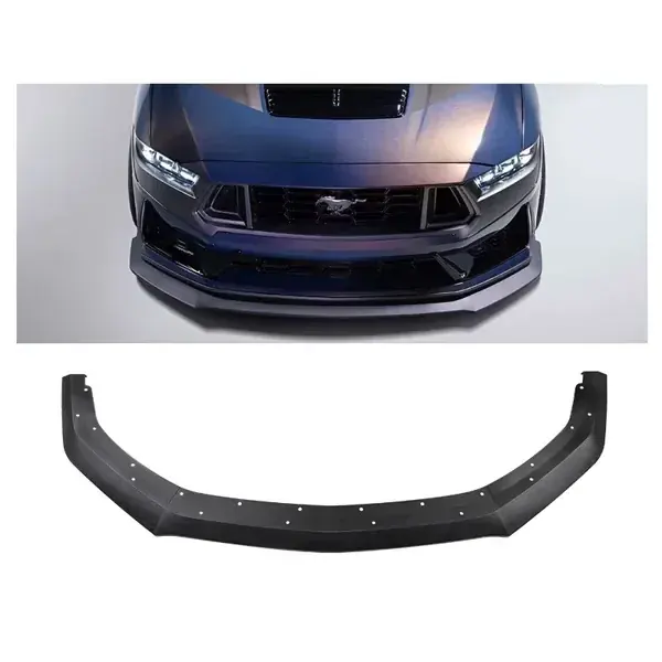 Spoiler Dianteiro Ford Mustang 2016 a 2019 Modelo 2024+ Preto