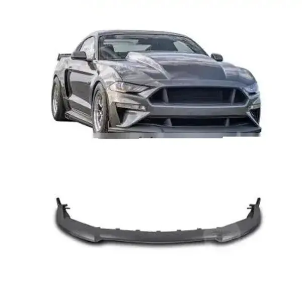 Spoiler Dianteiro Ford Mustang 2018 a 2023 Preto