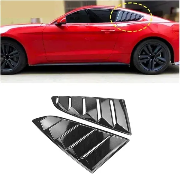 Aplique da Saída de Ar Traseira Ford Mustang 2015 a 2019