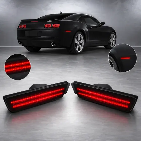 Lanterna Lateral Traseira Chevrolet Camaro 2010 a 2015 Vermelha Fumê