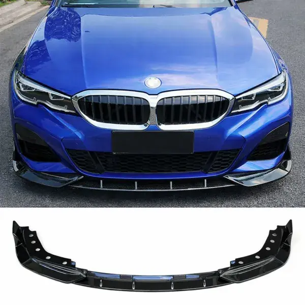 Spoiler Dianteiro BMW Série 3 2020 a 2022 Black Piano
