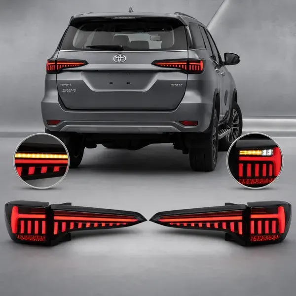 Lanterna Toyota SW4 2016 a 2021 Full LED Fumê