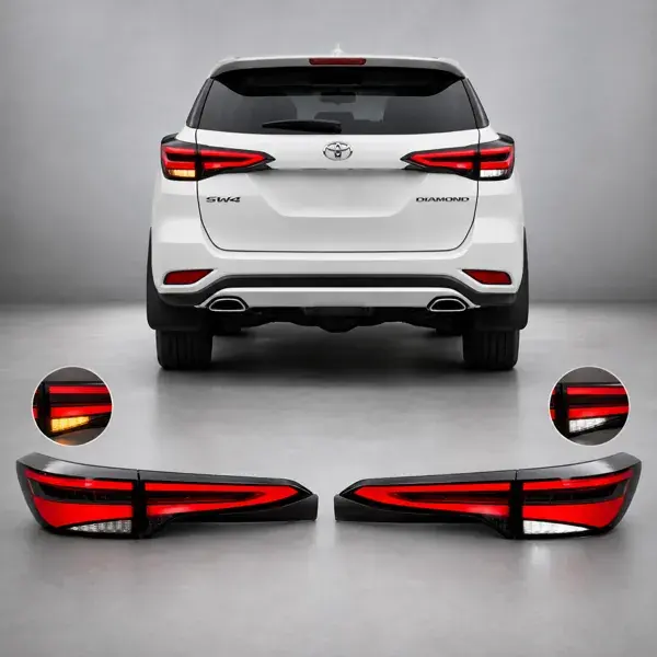 Lanterna Toyota SW4 Diamond 2021 a 2023 LED Fumê