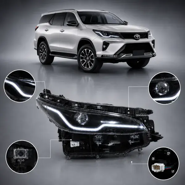 Farol Toyota SW4 Platinum 2021+ Full LED Lado Direito