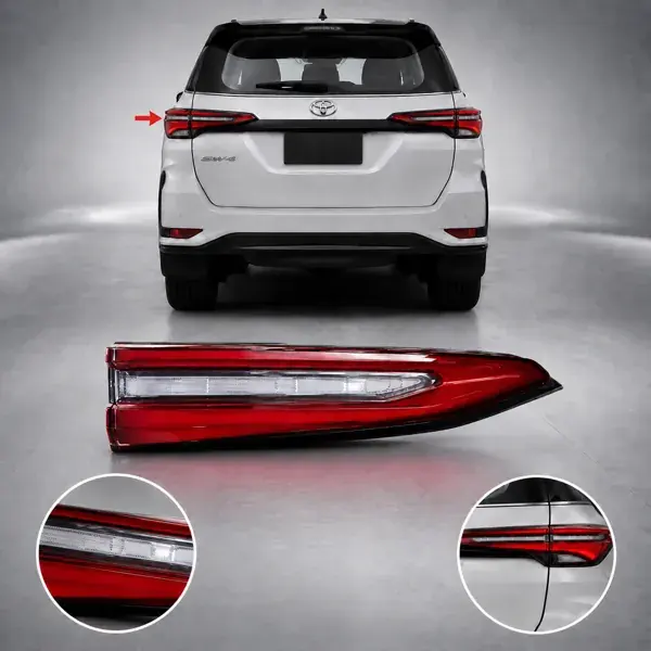 Lanterna Toyota SW4 Diamond 2021 a 2023 LED Tampa da Mala Lado Esquerdo