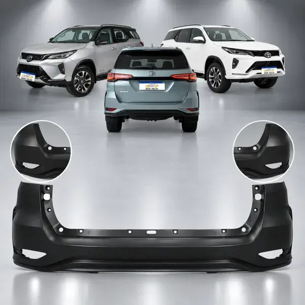 Parachoque Traseiro Toyota SW4 2021+ Preto