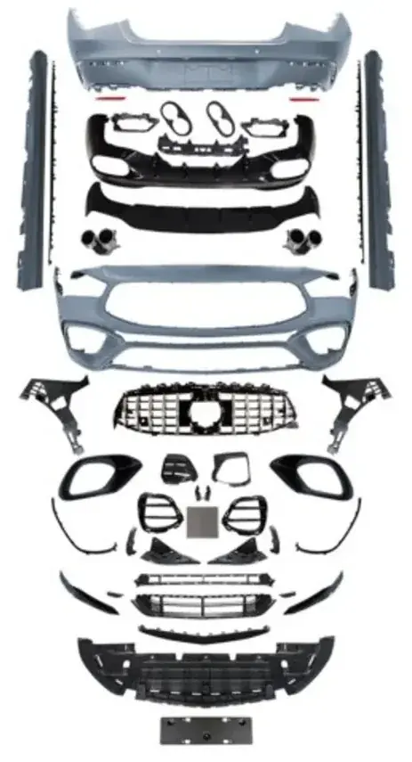 Body Kit Dianteiro e Traseiro Mercedes-Benz CLA W118 para CLA45
