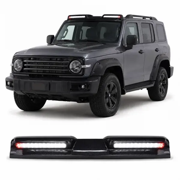 Roof Light Traseiro GWM Tank 300 2025+ Black Piano