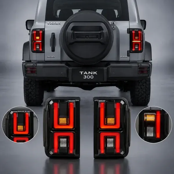Lanterna GWM Tank 300 2025+ Full LED Fumê